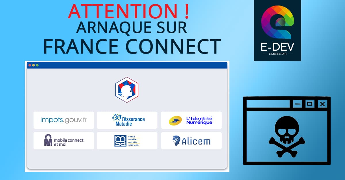 Arnaque "Phishing" contre les utilisateurs du site FranceConnect