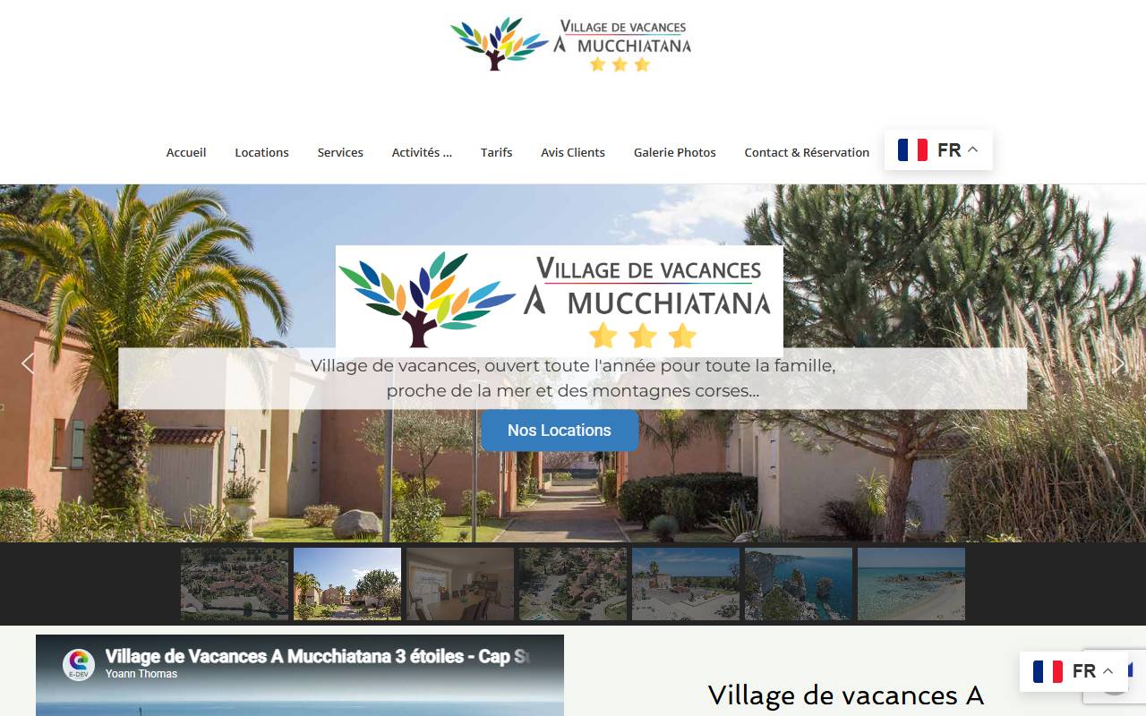 Site A Mucchiatana — vue ordinateur