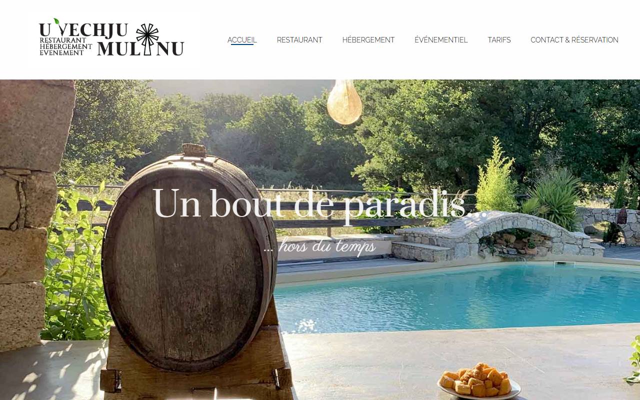 Site U Vechju Mulinu — vue ordinateur